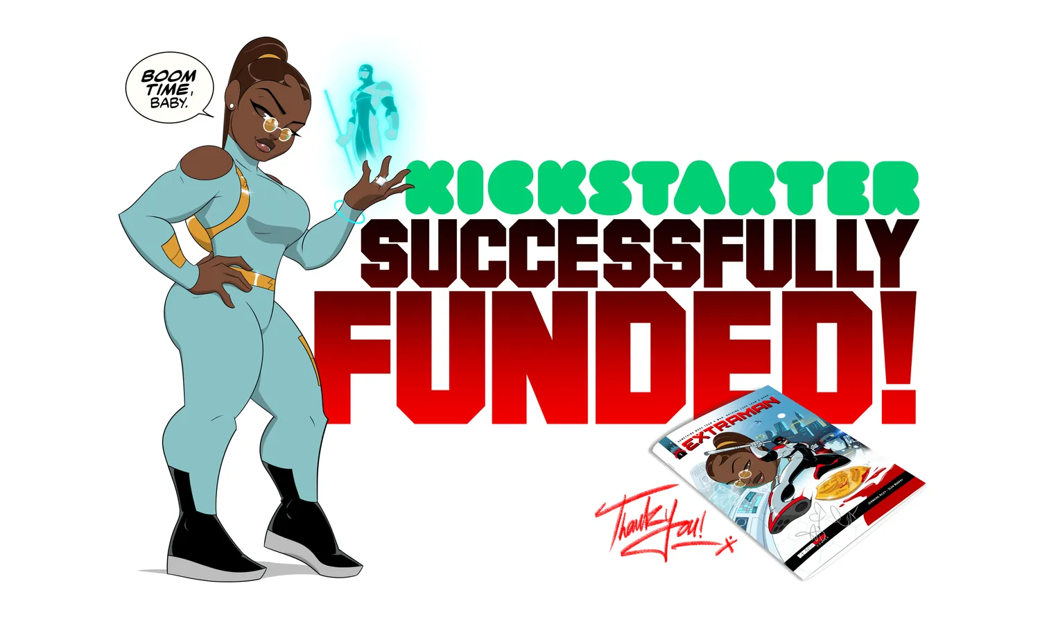 Journey Trust celebrating: Kickstarter successfully funded